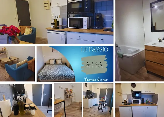 Le Fassio - Wifi - Stationnement Gratuit Lägenhet Lens